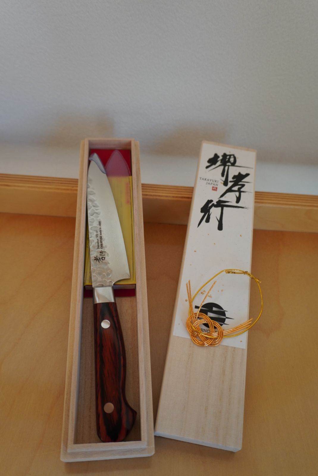 【大特価】堺孝行 ペティナイフ 120ｍｍ マホガニー柄 青木刃物製作所 黒色 漆柄 職人 KitcheNaviコラボ 特注品 両刃 さびにくい 国産 日本製 送料無料