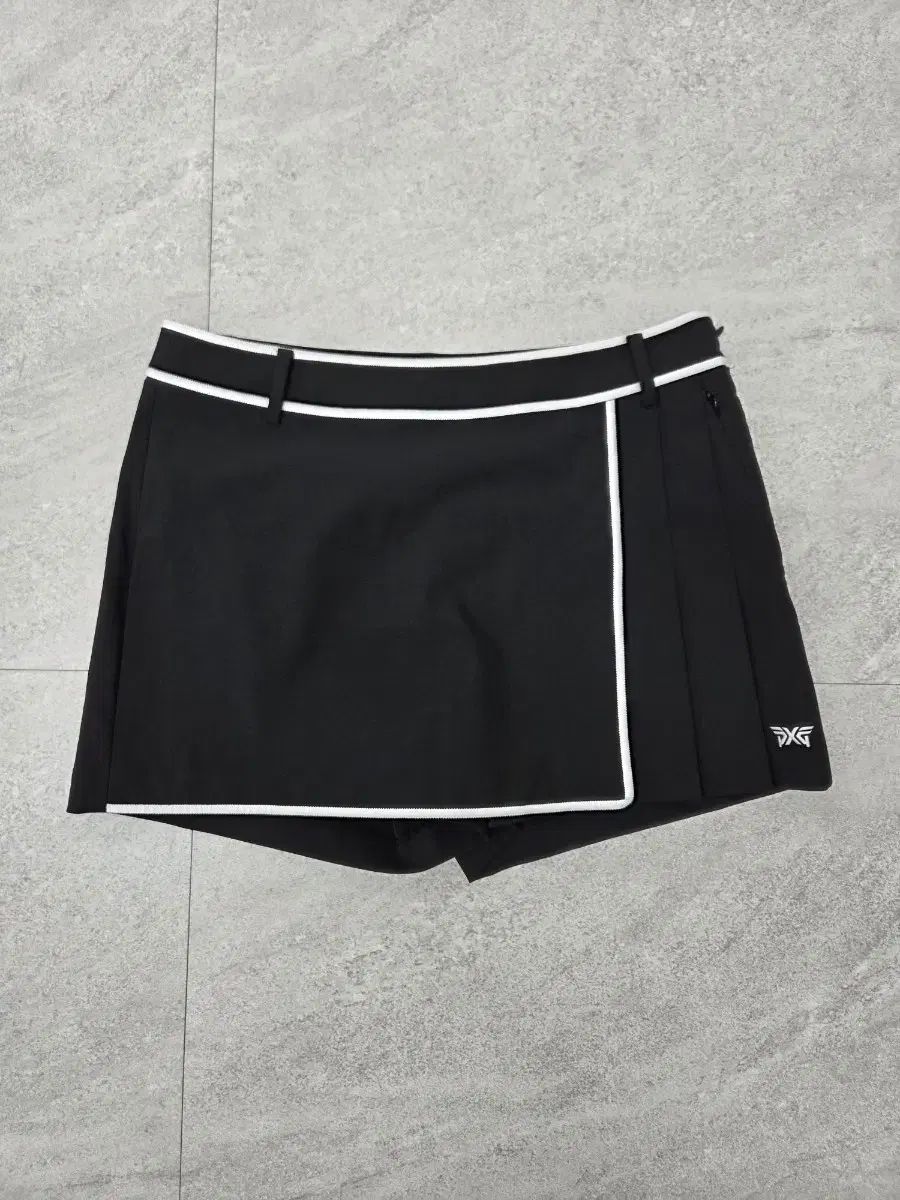 韓国国内正規品 PXG レディース ゴルフ ラップスカート ハーフパンツ ブラック 73 (L)