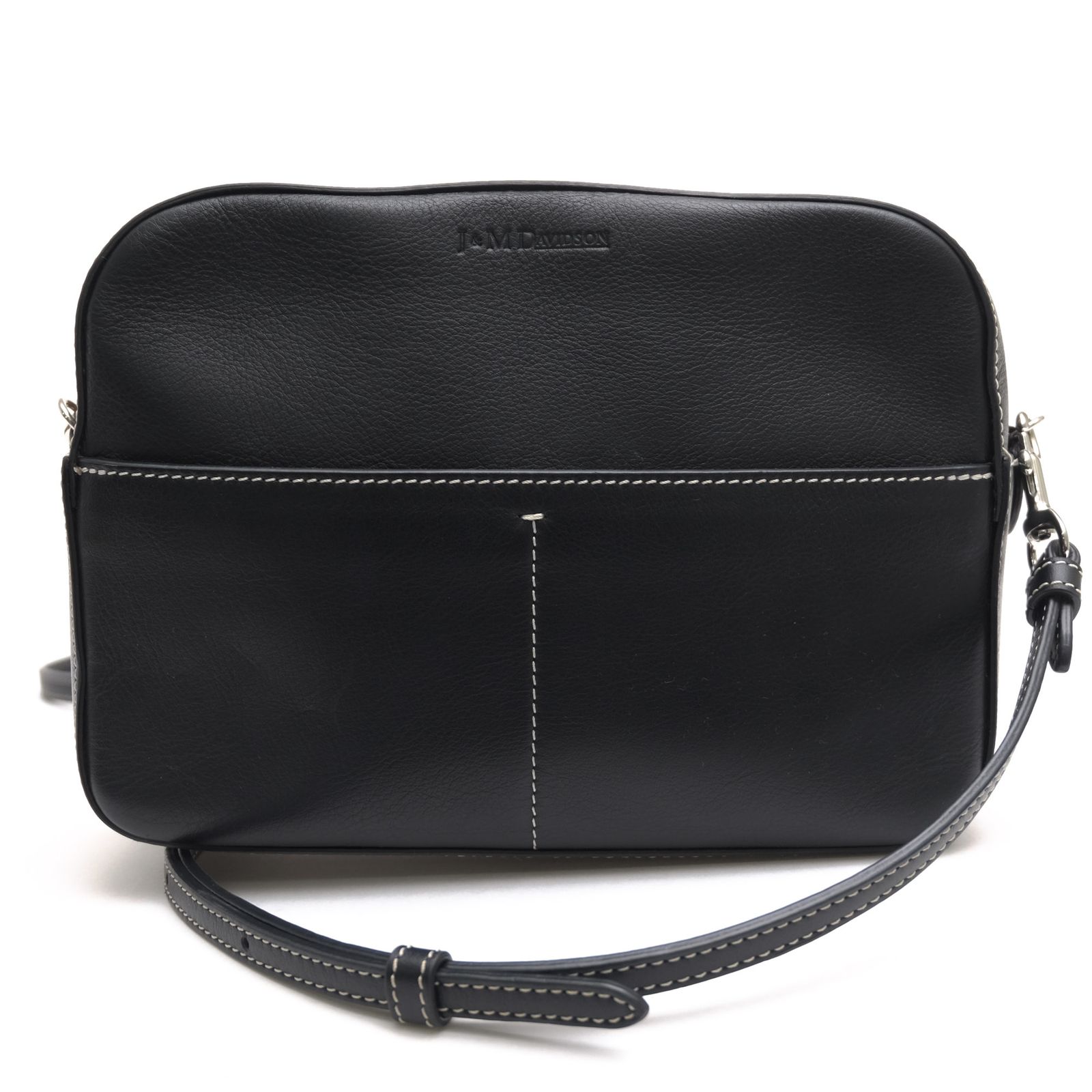 J＆Mデヴィッドソン／J＆M DAVIDSON バッグ ショルダーバッグ 鞄 レディース 女性 女性用 レザー 革 本革 ブラック 黒 LPBL-0XX-SCXX PEBBLE ペブル クロスボディ ボディバッグ シボ革 シュリンクレザー