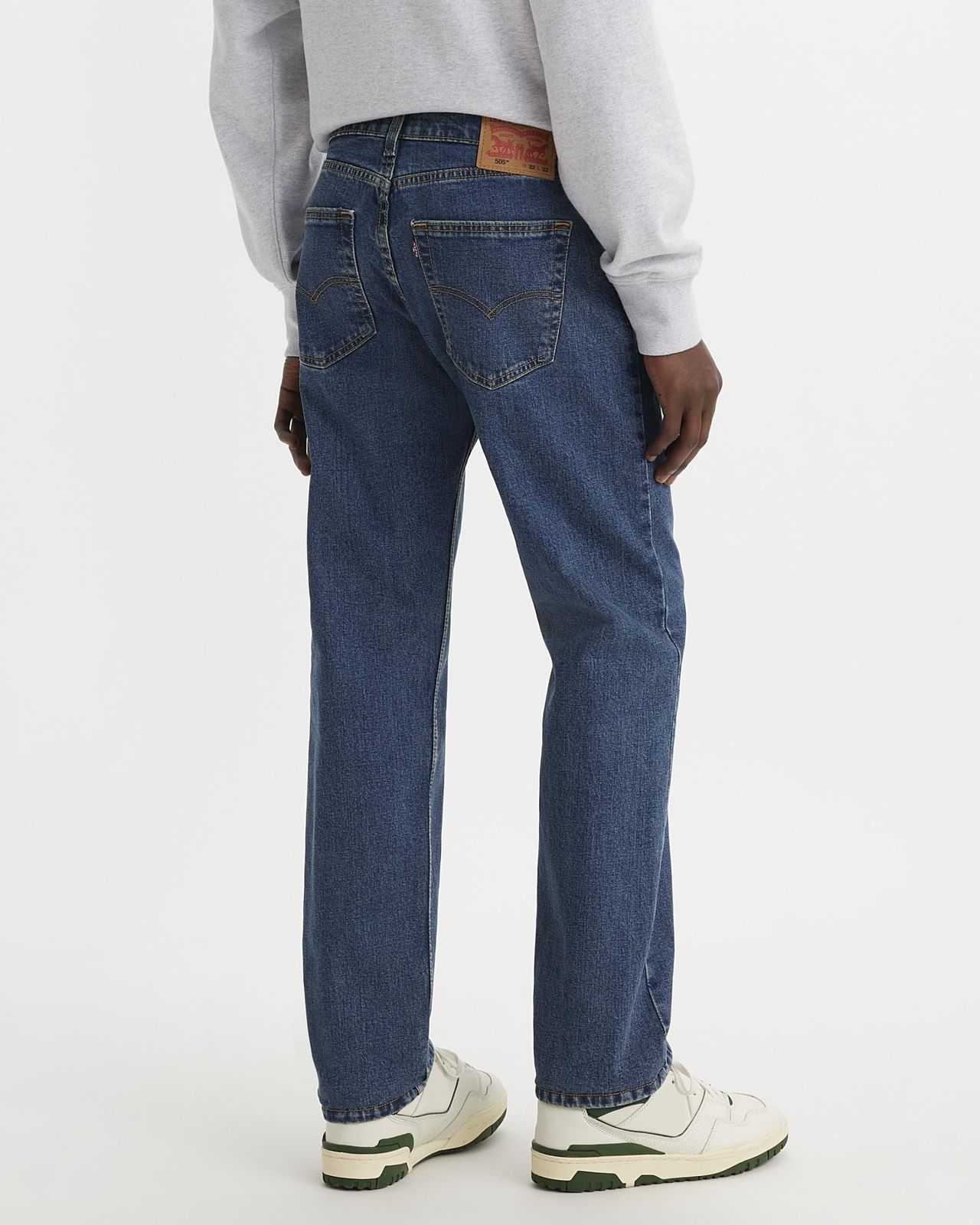 [リーバイス] ジーンズ 505T レギュラーストレート T3 メンズ 00505-1454 US W36 L32 [00505-1454 STONEWASH STRETCH] [W36 / L32]