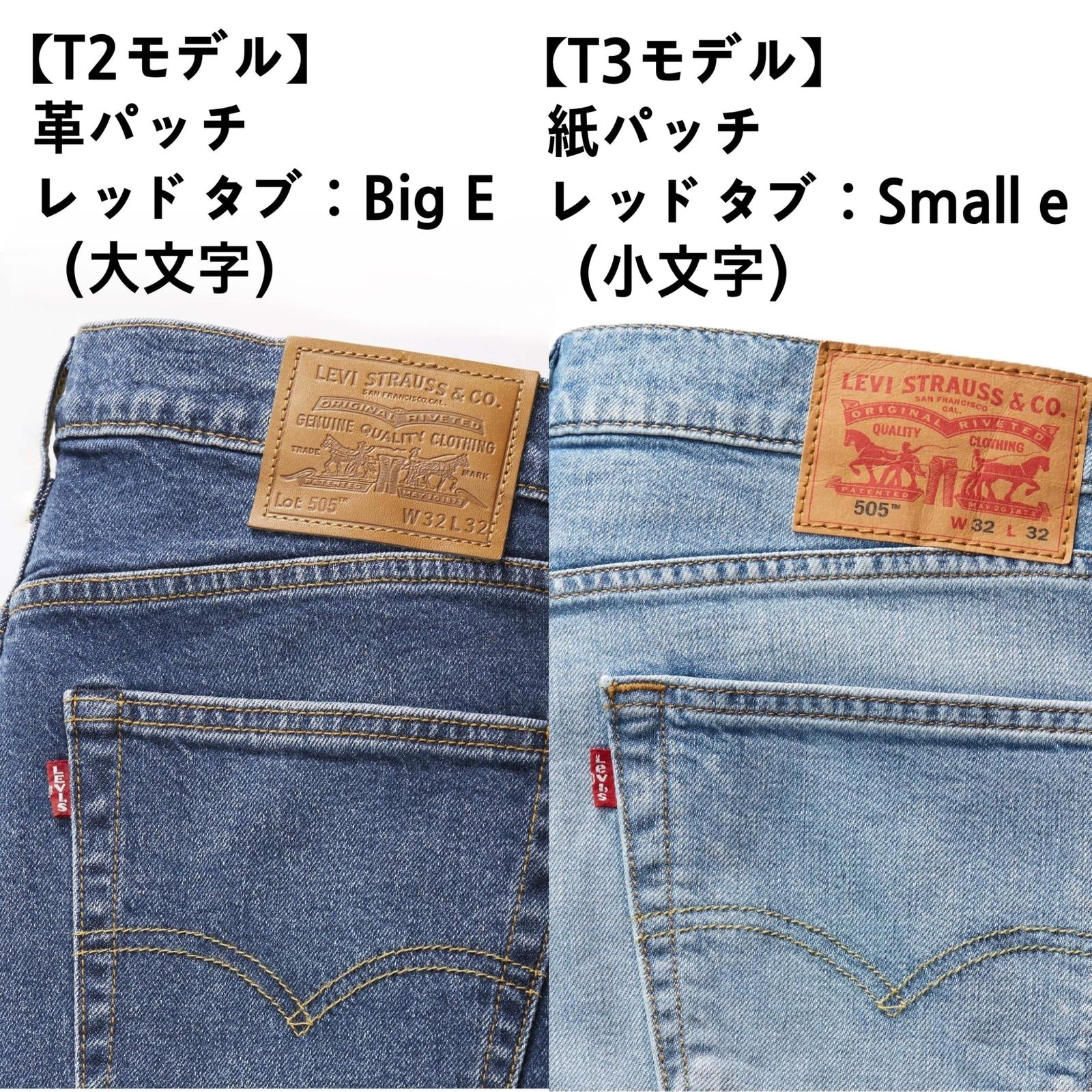 [リーバイス] ジーンズ 505T レギュラーストレート T3 メンズ 00505-1454 US W36 L32 [00505-1454 STONEWASH STRETCH] [W36 / L32]
