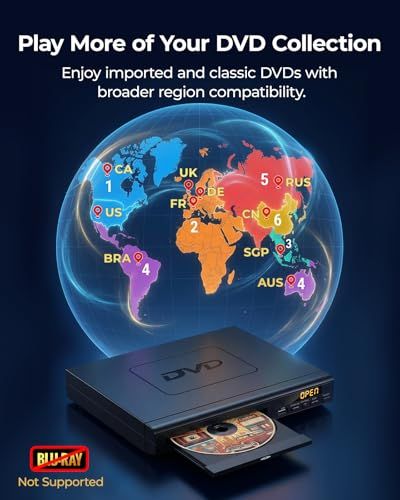 DVD プレーヤー HDMI, すべての地域を再生できる DVD プレーヤー, 高齢者向けのシンプルな DVD プレーヤー, ホーム ステレオ システム用 CD DVDプレーヤー, HDMI および RCA ケーブル付属t eeafdebc DVD プレーヤー HDMI, すべての地域を再生できる DVD プレーヤー, 高齢者向けのシンプルな DVD プレーヤー, ホーム ステレオ システム用 CD DVDプレーヤー, HDMI および RCA ケーブル付属t eeafdebc