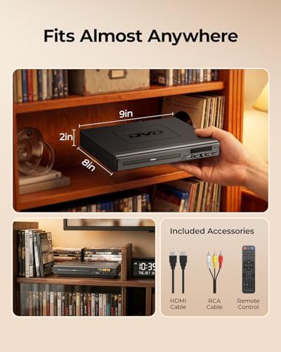 DVD プレーヤー HDMI, すべての地域を再生できる DVD プレーヤー, 高齢者向けのシンプルな DVD プレーヤー, ホーム ステレオ システム用 CD DVDプレーヤー, HDMI および RCA ケーブル付属t eeafdebc DVD プレーヤー HDMI, すべての地域を再生できる DVD プレーヤー, 高齢者向けのシンプルな DVD プレーヤー, ホーム ステレオ システム用 CD DVDプレーヤー, HDMI および RCA ケーブル付属t eeafdebc