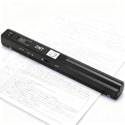 ハンディスキャナー A4対応 900DPI モバイルスキャナー OCR機能搭載 JPG/PDF保存 ドキュメント・写真・本・名刺・書籍対応 ポータブル 軽量 電池式 日本語説明書付きt 3332515a