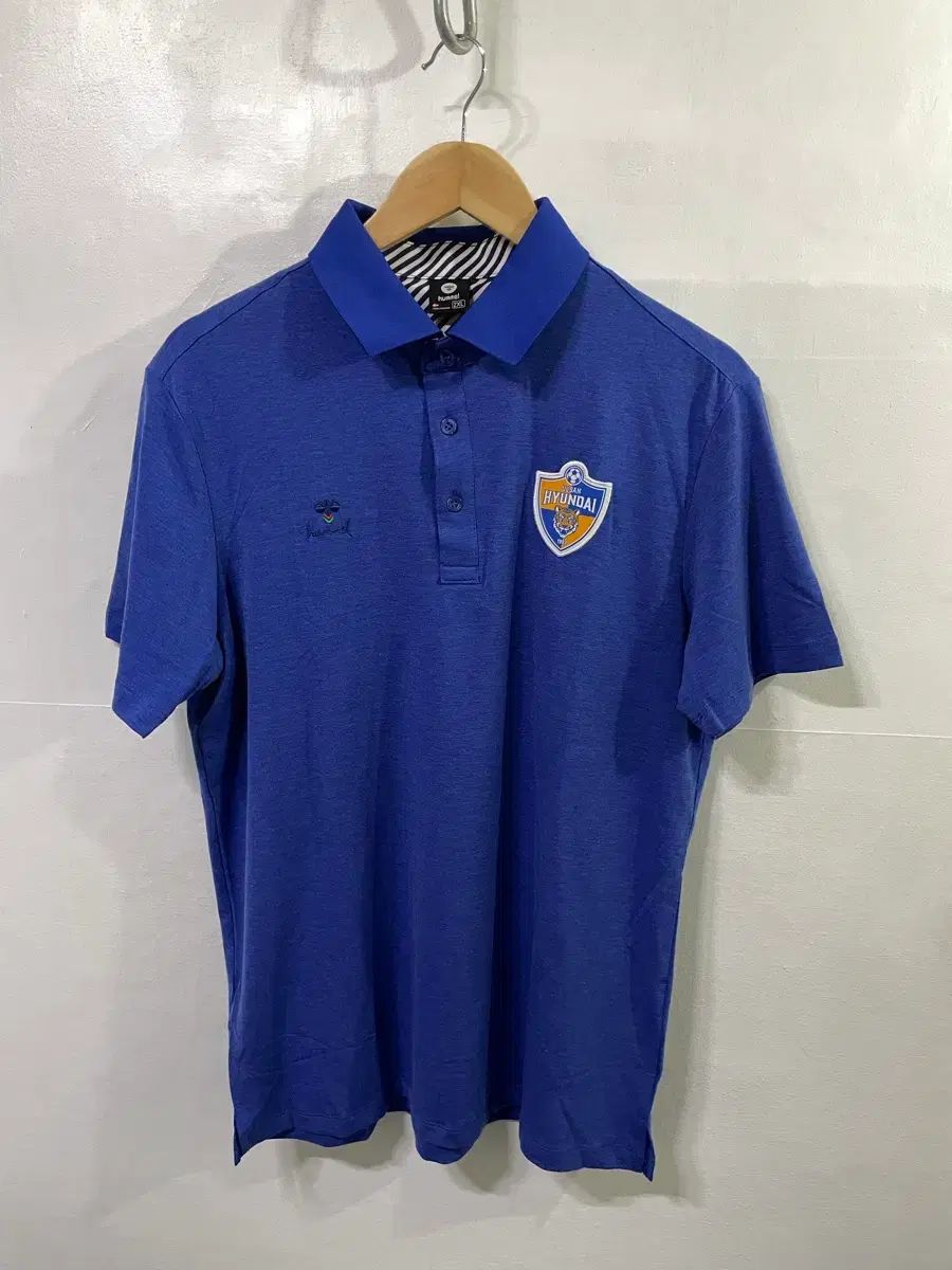 蔚山現代（ウルサンゲンダイ）FC 選手用支給用 半袖ポロTシャツ 2XL hummel