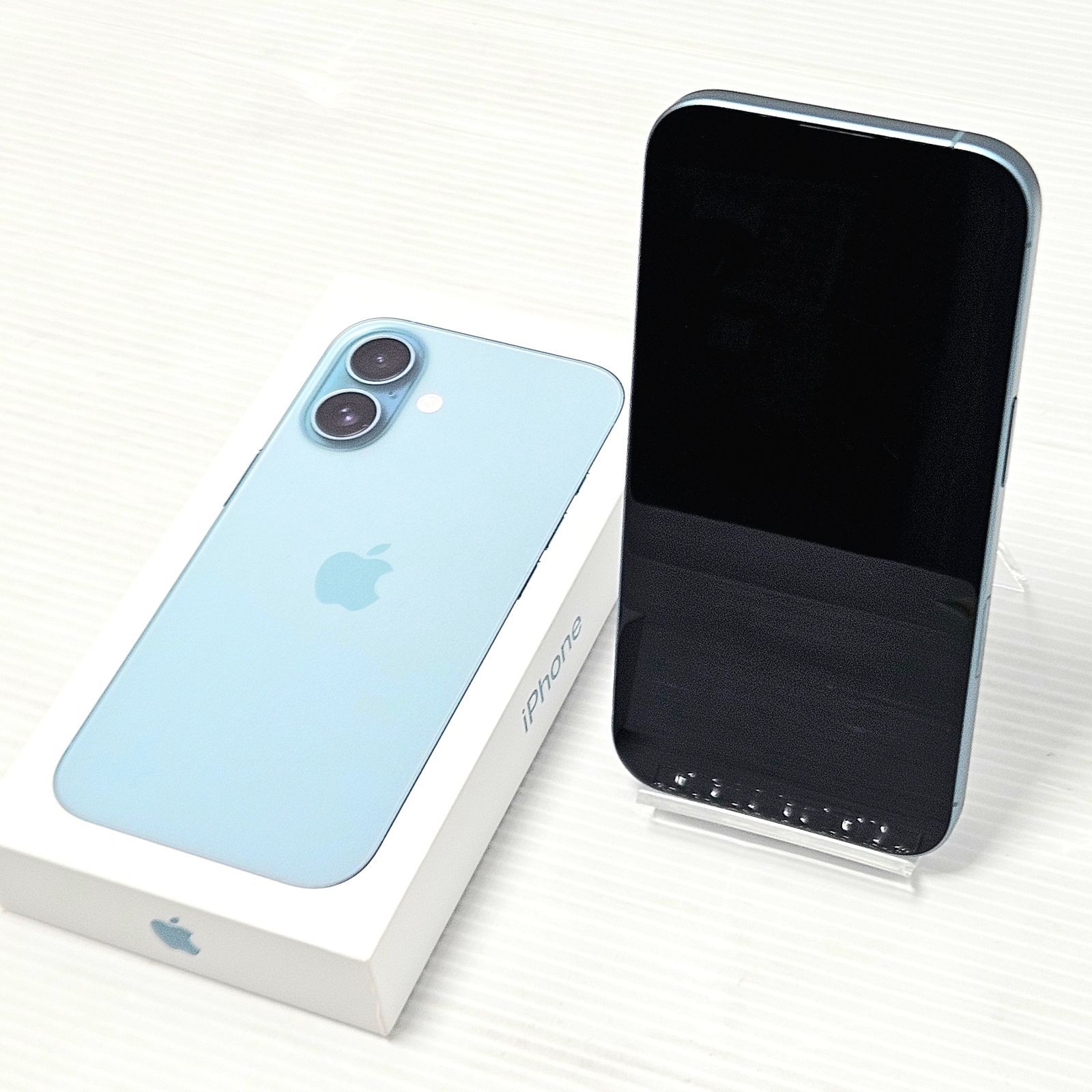 【動作品】iPhone16 256GB Teal SIMフリー 利用制限○ 箱付