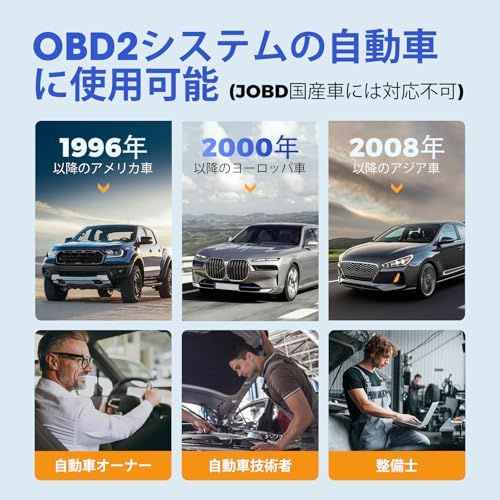 Autel Autolink AL319 OBD2 診断機 故障コードの読み取りと消去 obd車検時エラーチェック用 自動車 診断機 エミッションモニターのステータスのチェック エンジン警告灯のオフ 日本語化可能 JOBD基準な国産車に非対応 f35f5606