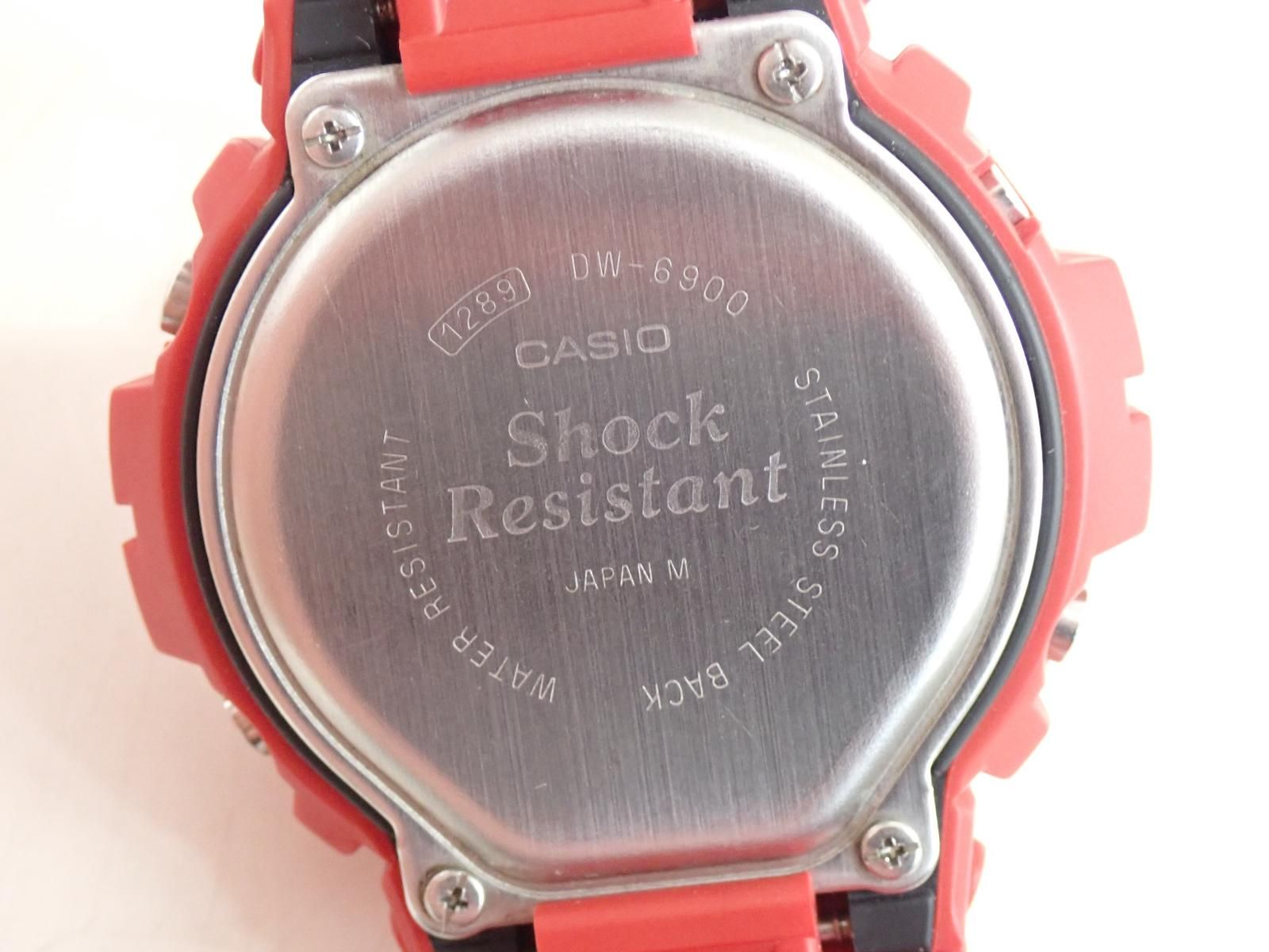 ☆7973☆G-SHOCK ジーショック DW-6900H-4 レッド スラッシャー 腕時計 