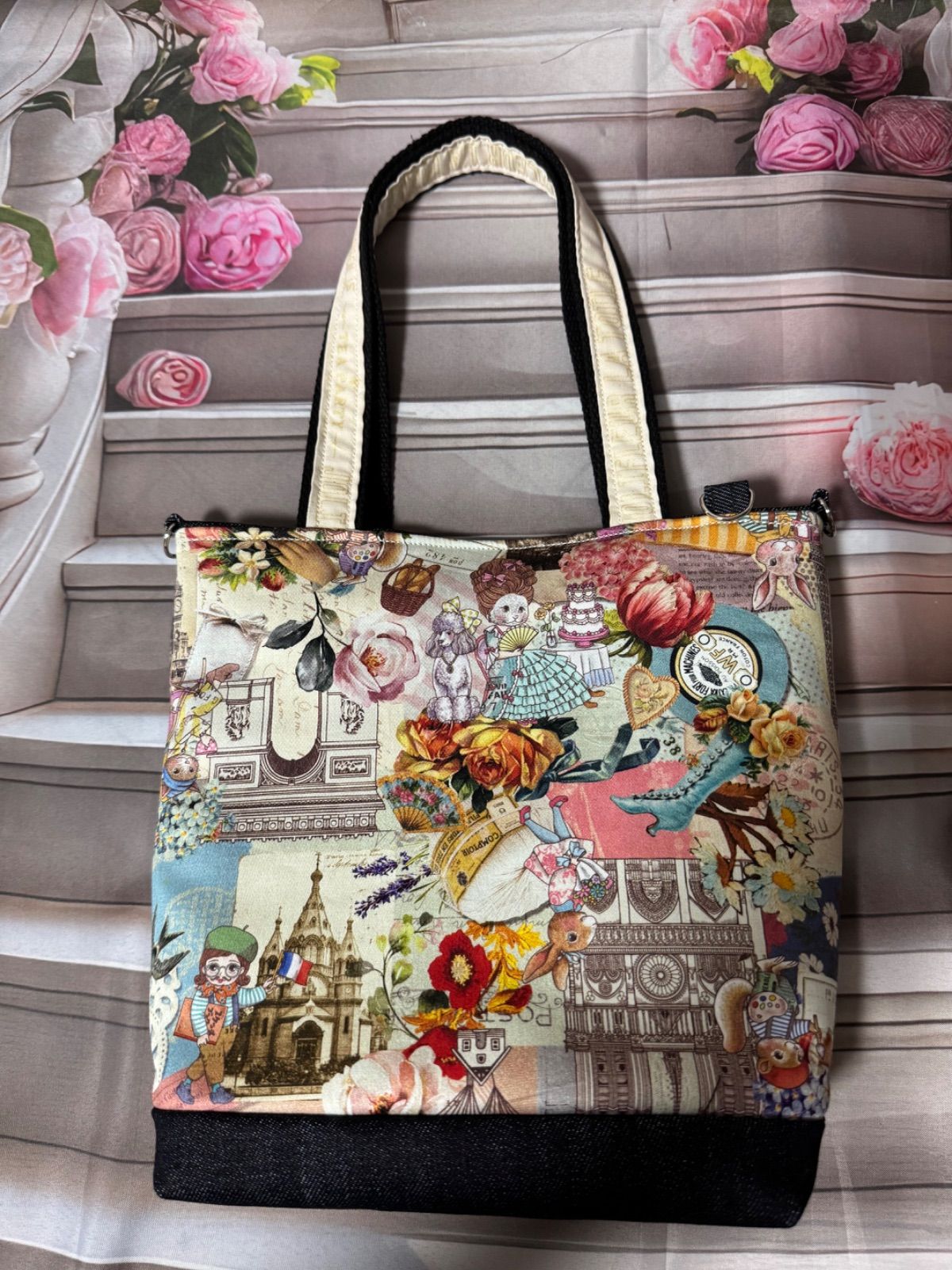 トートバッグ＆ミニポーチ（ボンボヤージュ）ジョリーフルール - メルカリ