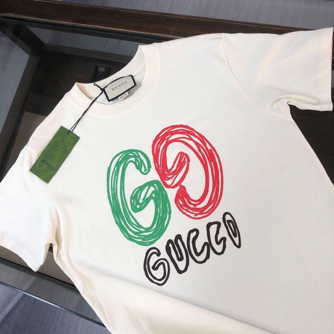 【本日限定特価】GUCCI クルーネックTシャツ - 高品質コットンで快適な着心地[本日特価|新品未使用品]