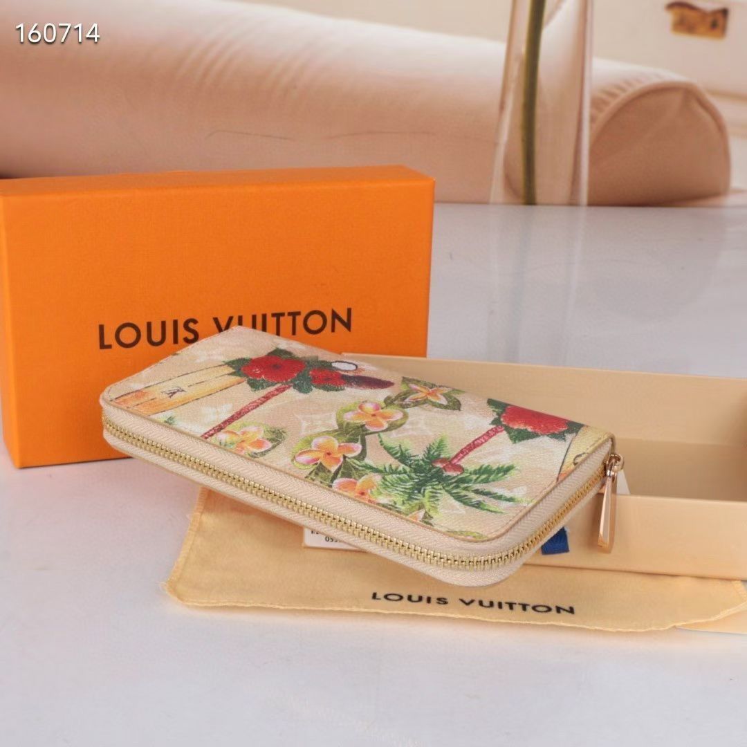LVルイ・ヴィトン／限定ウォレット「ジビ・ウォーレット」、モノグラムキャンバスにルイ・ヴィトンのかわいいマスコット「ヴィヴィアン」のイラストをプリント[本日特価|新品未使用品]