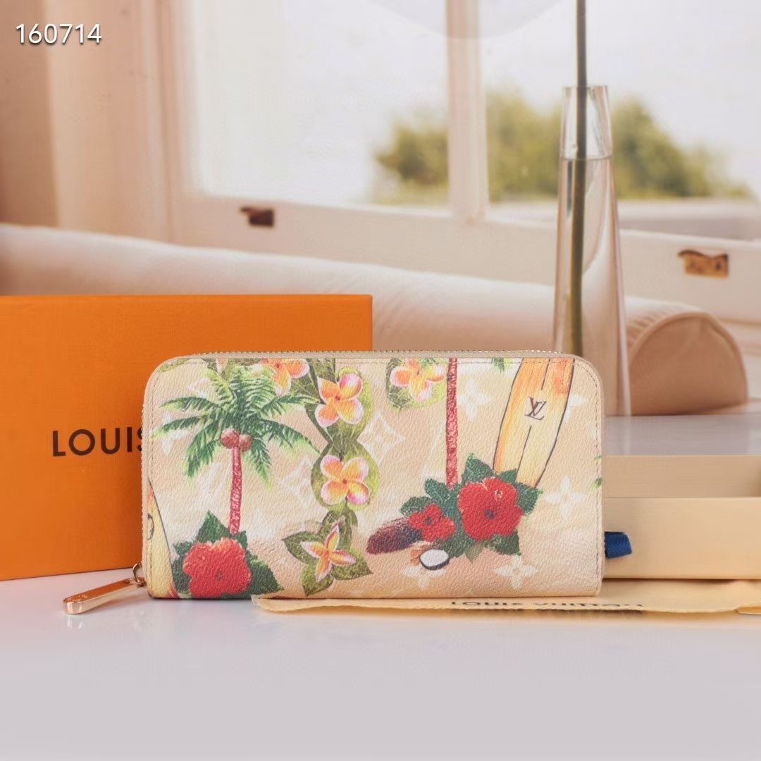 LVルイ・ヴィトン／限定ウォレット「ジビ・ウォーレット」、モノグラムキャンバスにルイ・ヴィトンのかわいいマスコット「ヴィヴィアン」のイラストをプリント[本日特価|新品未使用品]