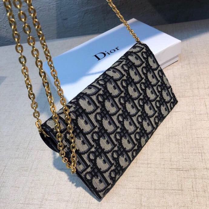 Diorの新作財布、財布、銀行カードバッグ、肩掛け可能[本日特価|新品未使用品]