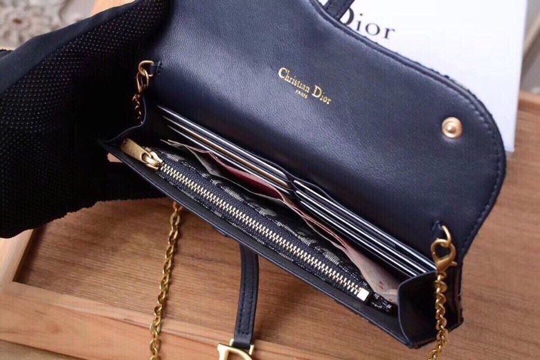 Diorの新作財布、財布、銀行カードバッグ、肩掛け可能[本日特価|新品未使用品]