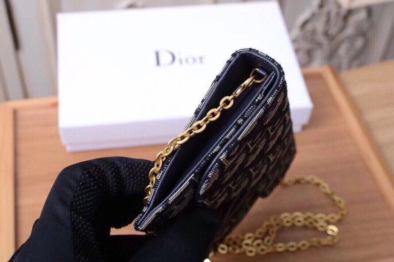 Diorの新作財布、財布、銀行カードバッグ、肩掛け可能[本日特価|新品未使用品]