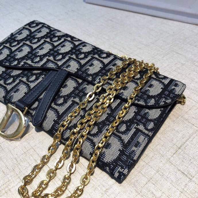 Diorの新作財布、財布、銀行カードバッグ、肩掛け可能[本日特価|新品未使用品]