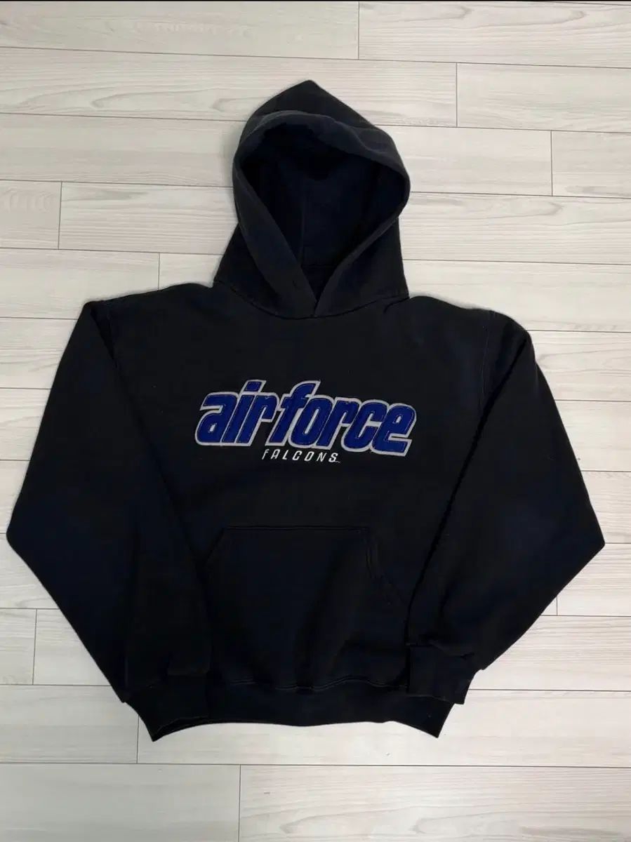 ラッセル 90s ブラック フードTシャツ M