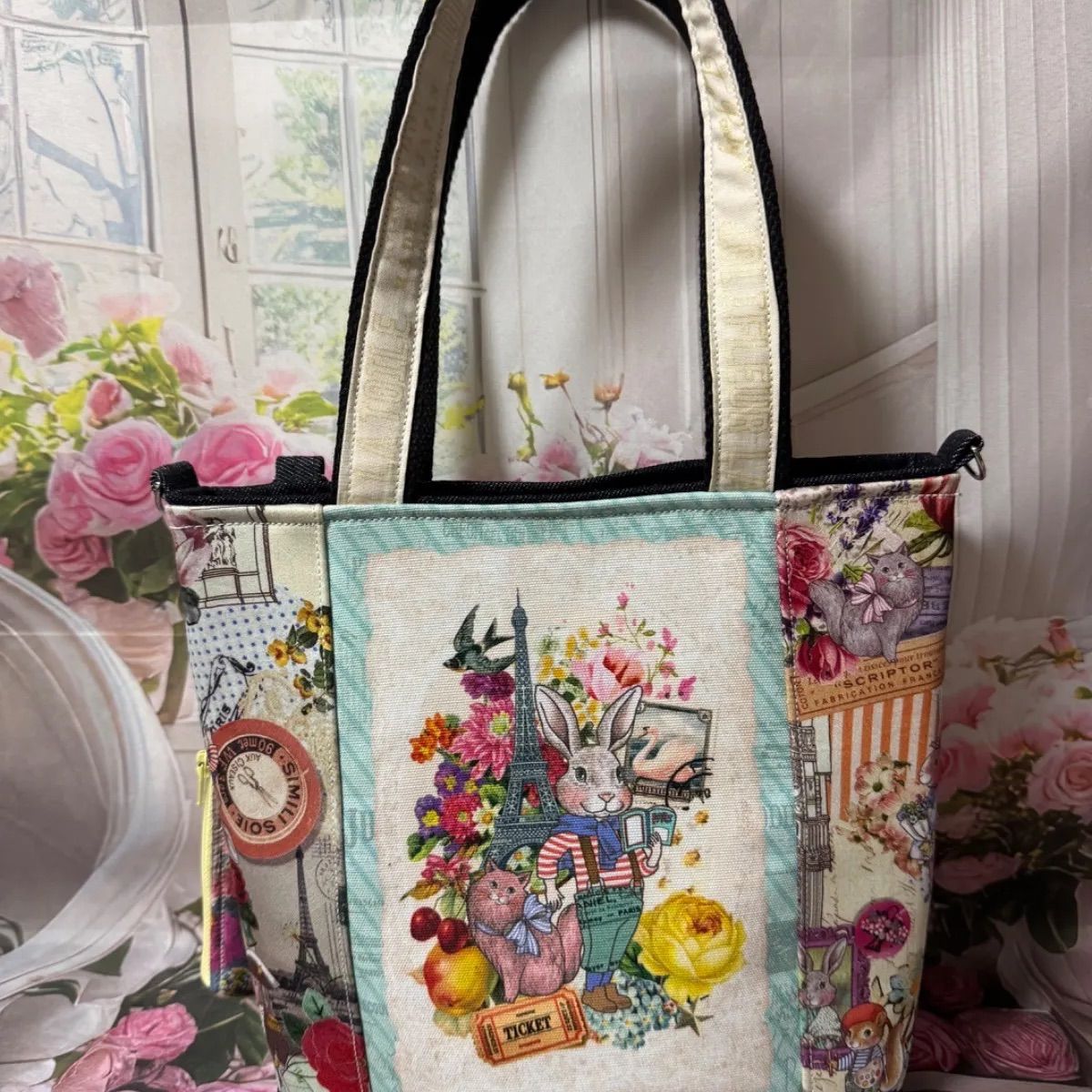 トートバッグ＆ミニポーチ（ボンボヤージュ）ジョリーフルール - メルカリ