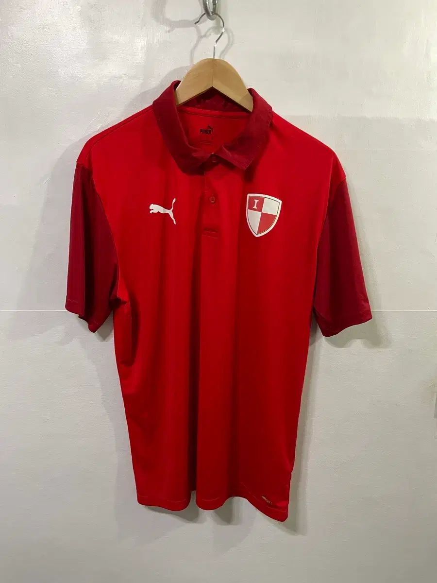 プサン(釜山) アイ(アイ)・パ(パ)ク(ク) 選手用支給用 半袖ポロTシャツ PK Tシャツ US XL PUMA プーマ