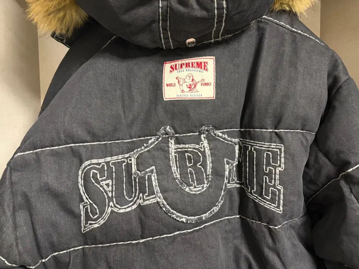 Supreme TRUE RELIGION パファー ジャケット ブラック - メルカリ