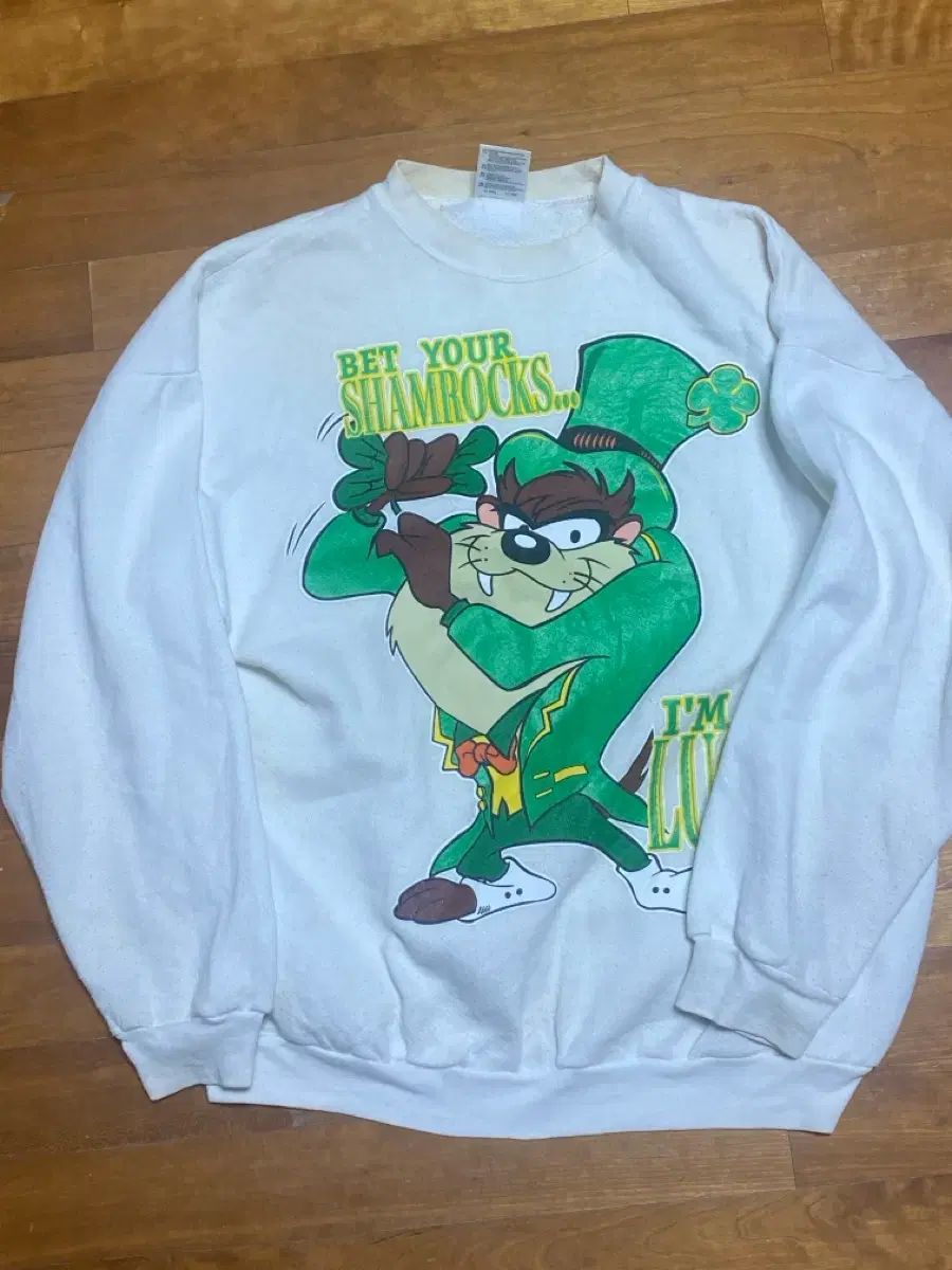 XL 97年作 オリジナル ヴィンテージ ルーニー・テューンズ タズ スウェット (正規品)