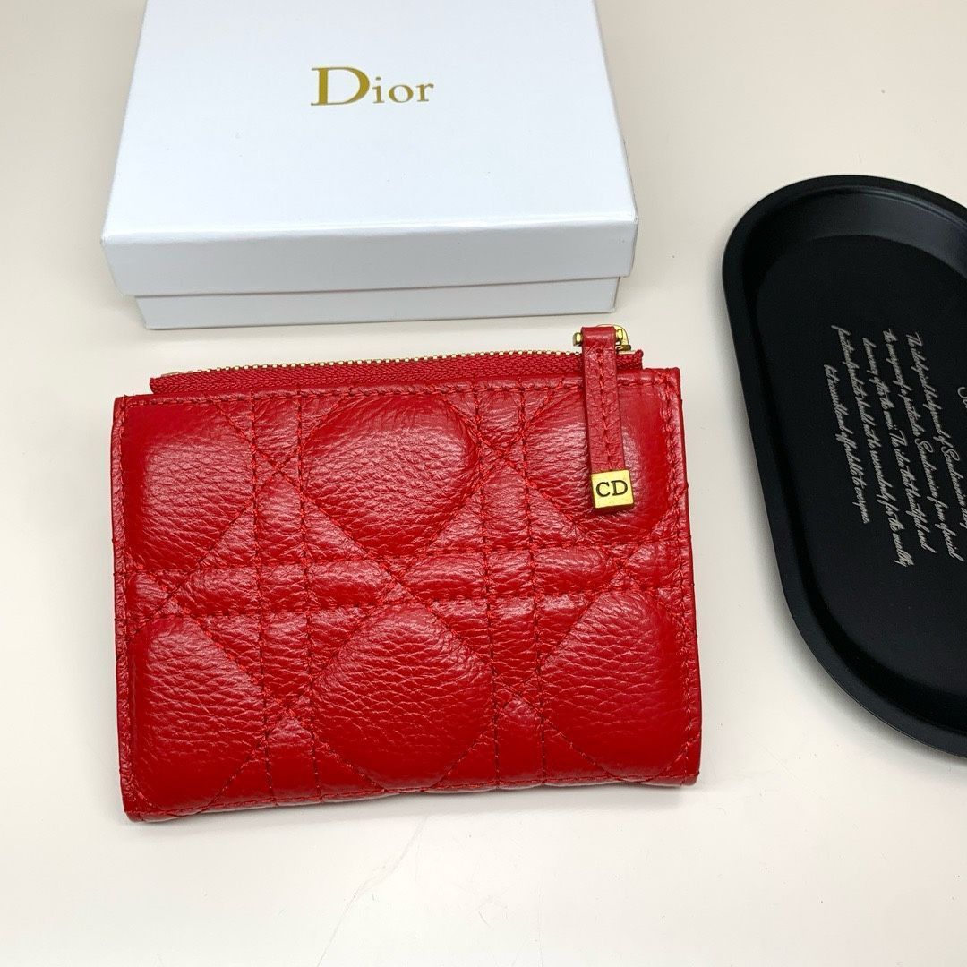 【本日限定】?Dior 最新モデル 3865 マルチカードケース ? 高級輸入小牛革のコンパクトデザイン[本日特価|新品未使用品]