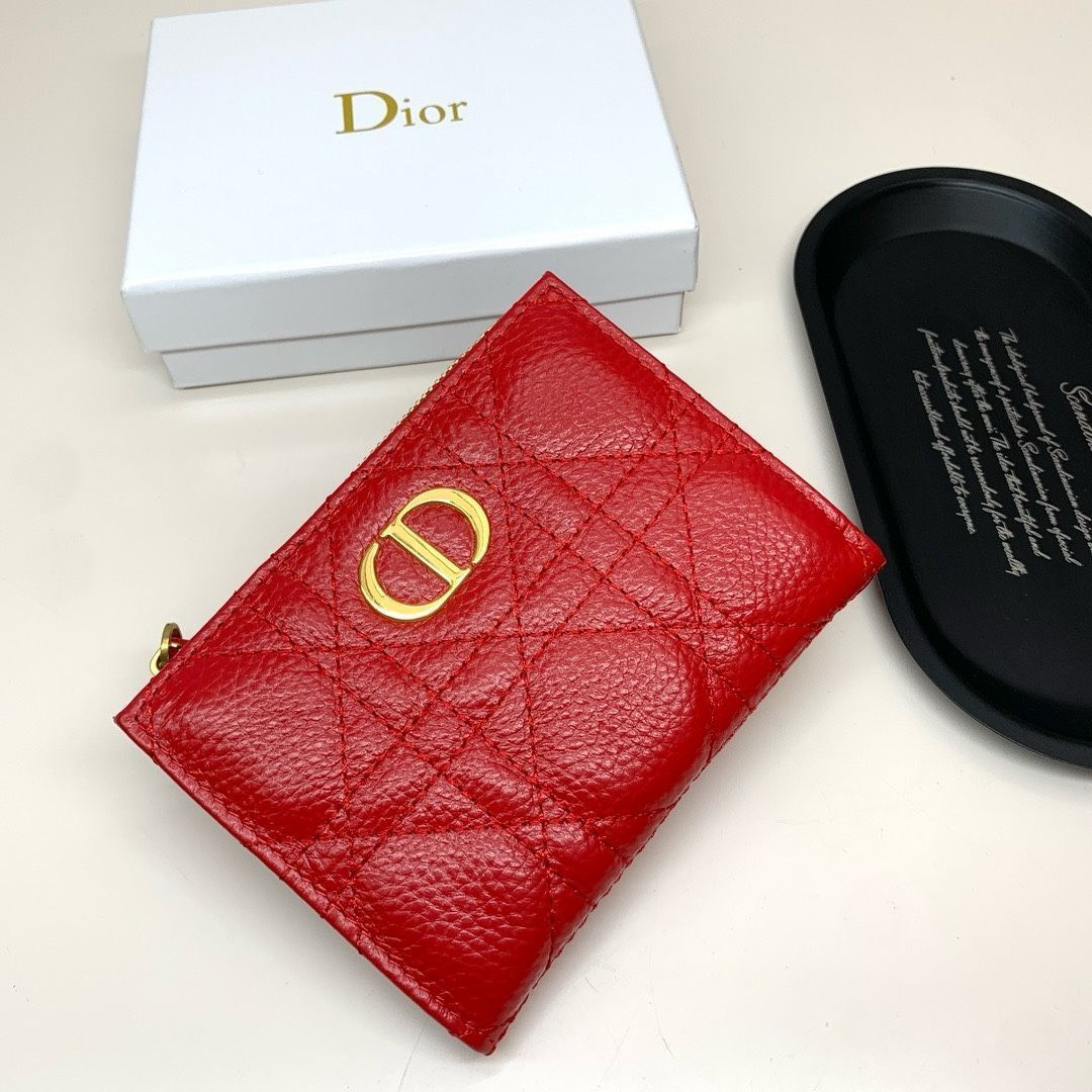 【本日限定】?Dior 最新モデル 3865 マルチカードケース ? 高級輸入小牛革のコンパクトデザイン[本日特価|新品未使用品]