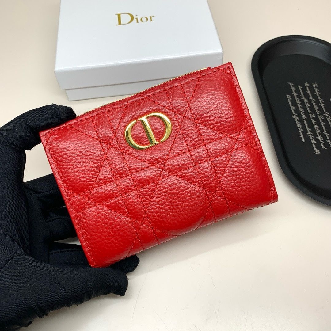 【本日限定】?Dior 最新モデル 3865 マルチカードケース ? 高級輸入小牛革のコンパクトデザイン[本日特価|新品未使用品]