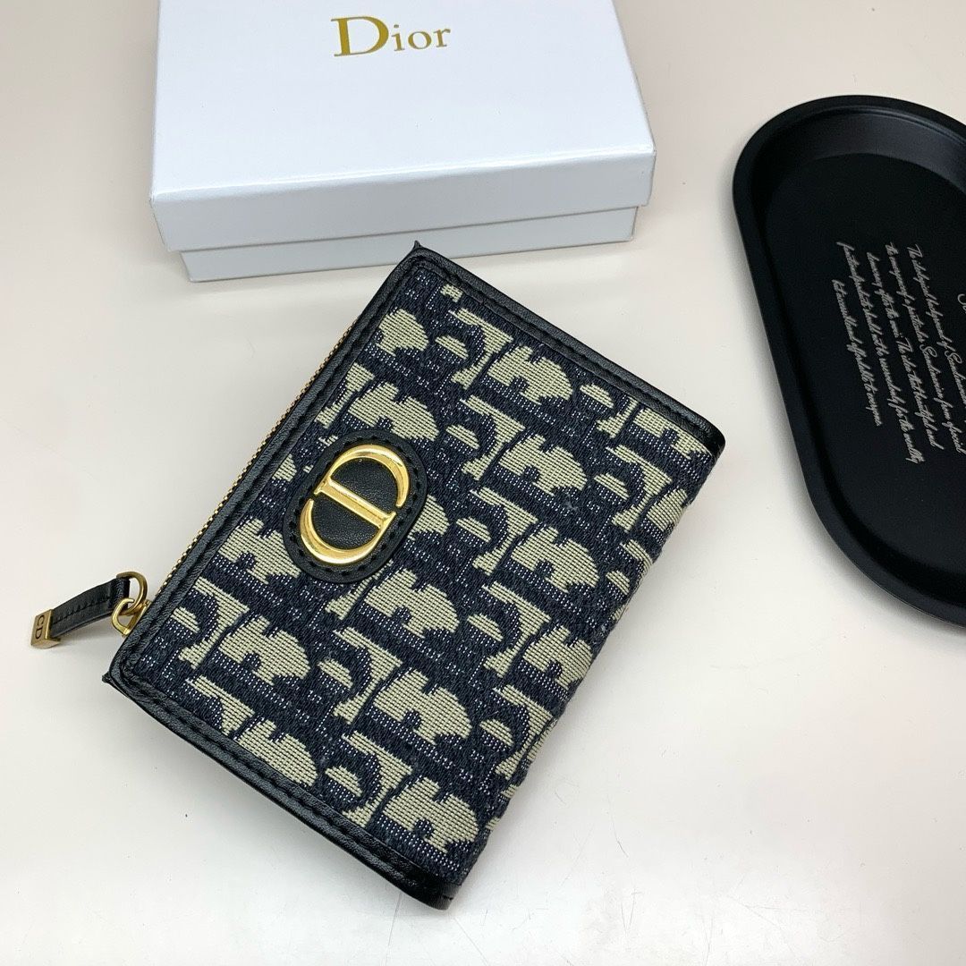 【本日限定】?Dior 最新モデル 3864 マルチカードケース ? 高級PVC＆本革のコンパクトデザイン[本日特価|新品未使用品]