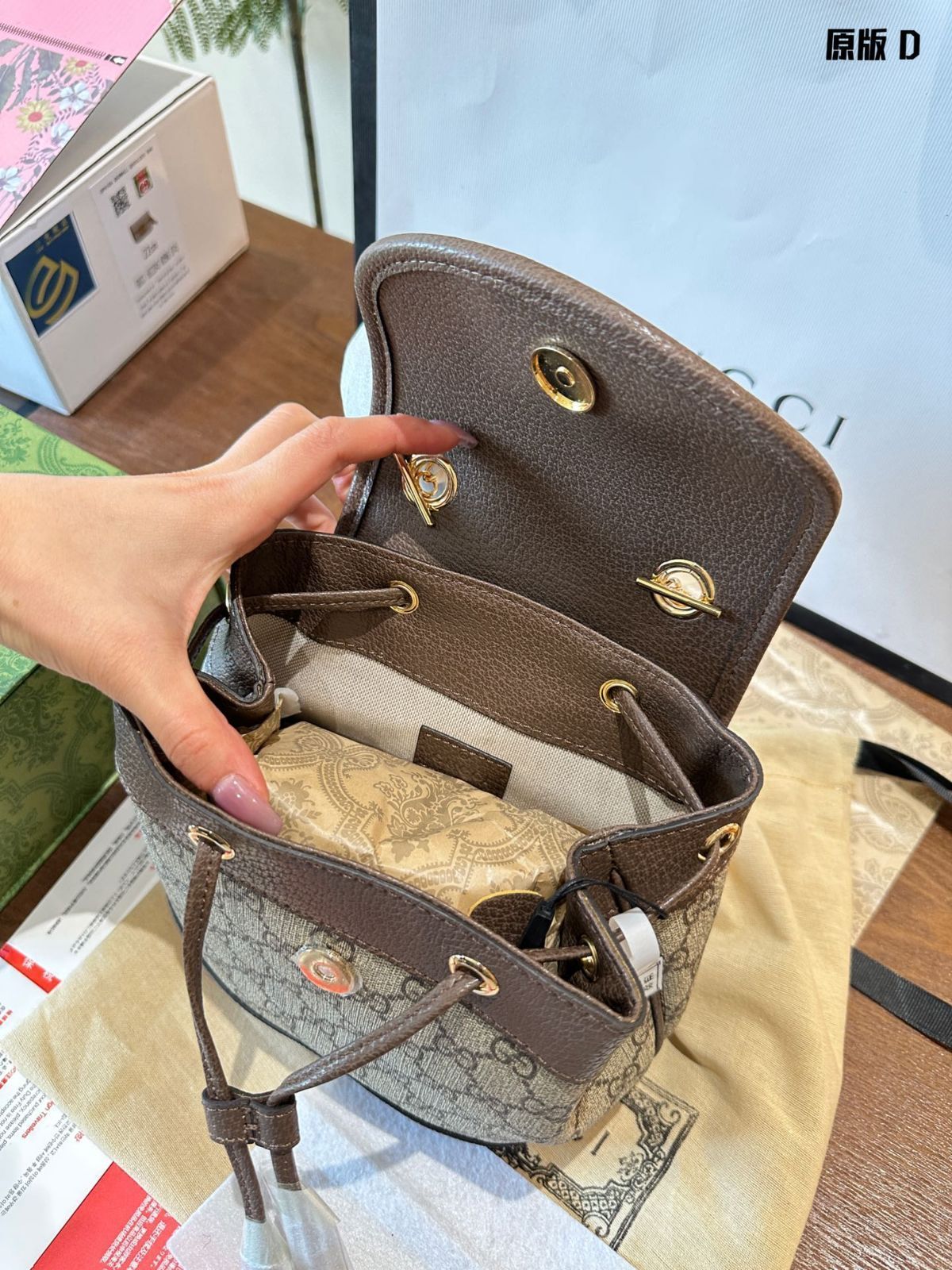 GUCCI グッピディア ミニ バックパック ? 20.5×19.5×12cm [本日特価|新品未使用品]