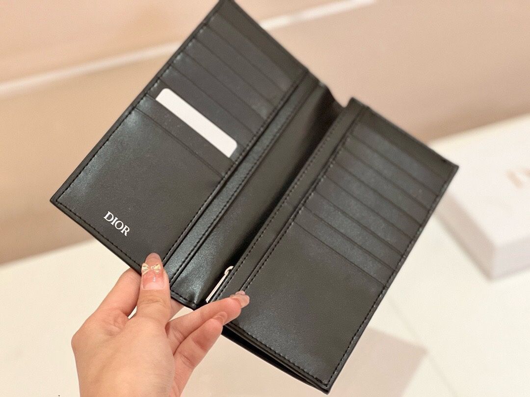 Diorウォレット/財布、クレジットカードスロットと収納紙幣、両用パスケース財布[本日特価|新品未使用品]