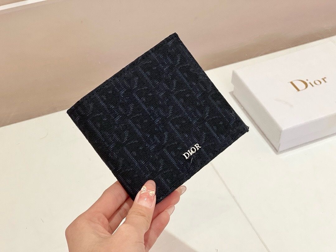 Diorウォレット/財布、クレジットカードスロットと収納紙幣、両用パスケース財布[本日特価|新品未使用品]