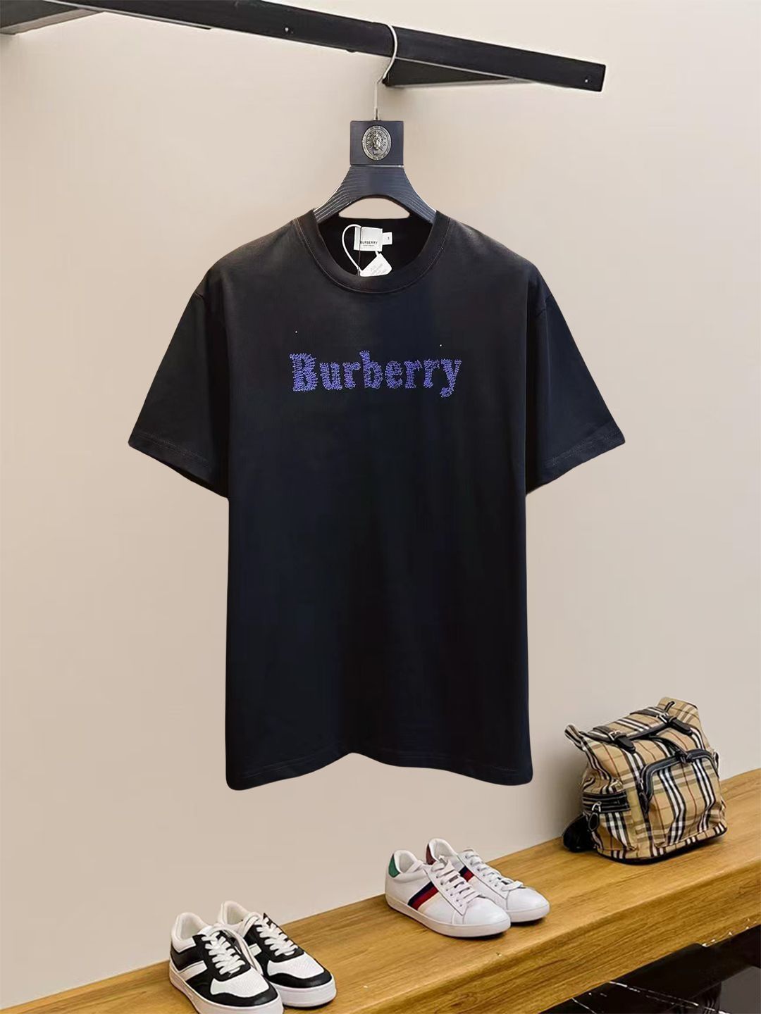 【今日特価】BURBERRY 25SS 刺繍 LOGO ショートスリーブ