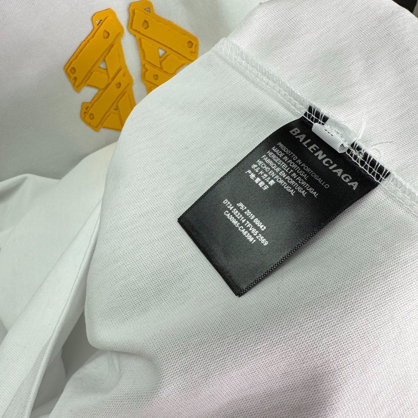 【今日特価】Balenciaga 2025 シリコーン立体文字 カップル T 【今日特価】Balenciaga 2025 シリコーン立体文字 カップル T