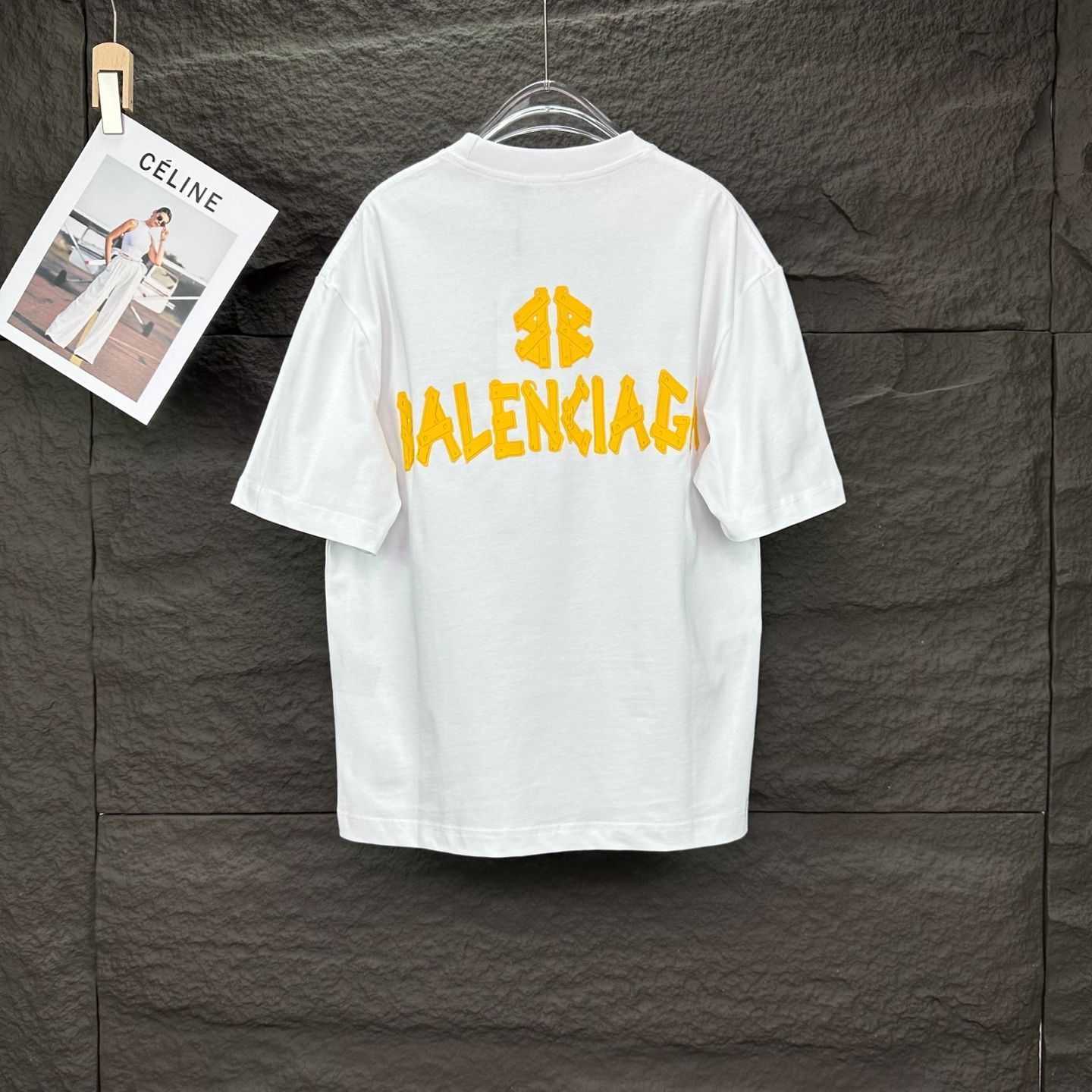 【今日特価】Balenciaga 2025 シリコーン立体文字 カップル T 【今日特価】Balenciaga 2025 シリコーン立体文字 カップル T