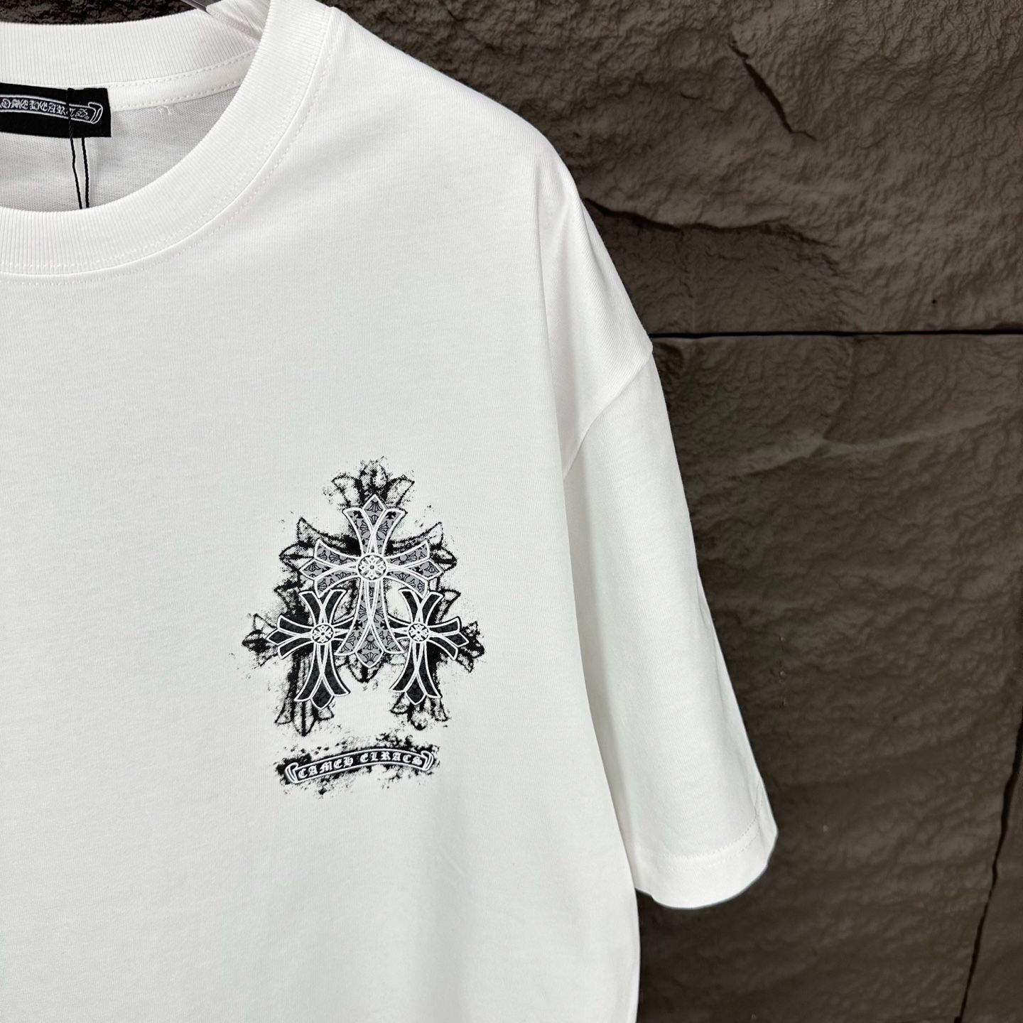 【今日特価】Chrome Hearts 十字架梵文 男女兼用 2025T シャツ