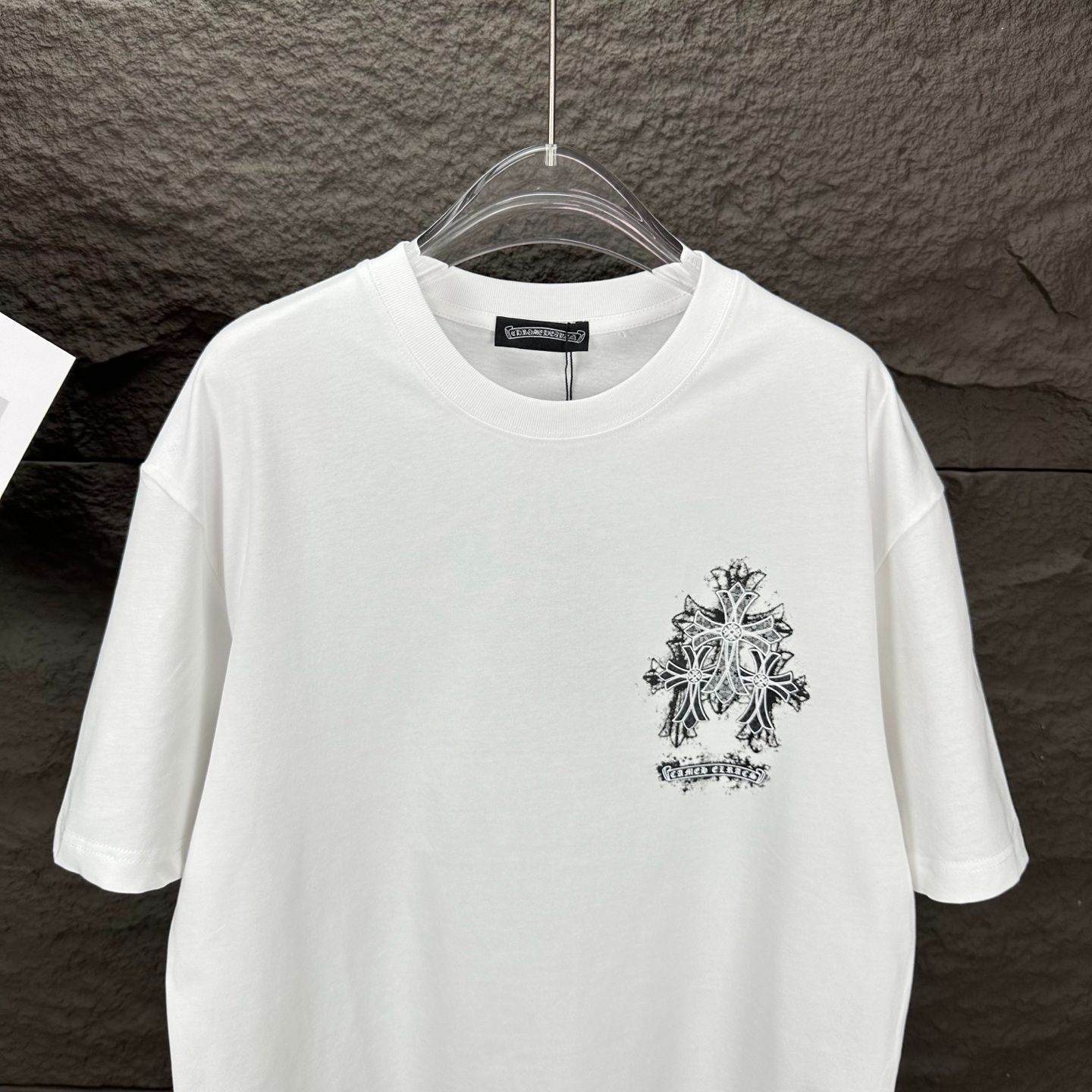 【今日特価】Chrome Hearts 十字架梵文 男女兼用 2025T シャツ