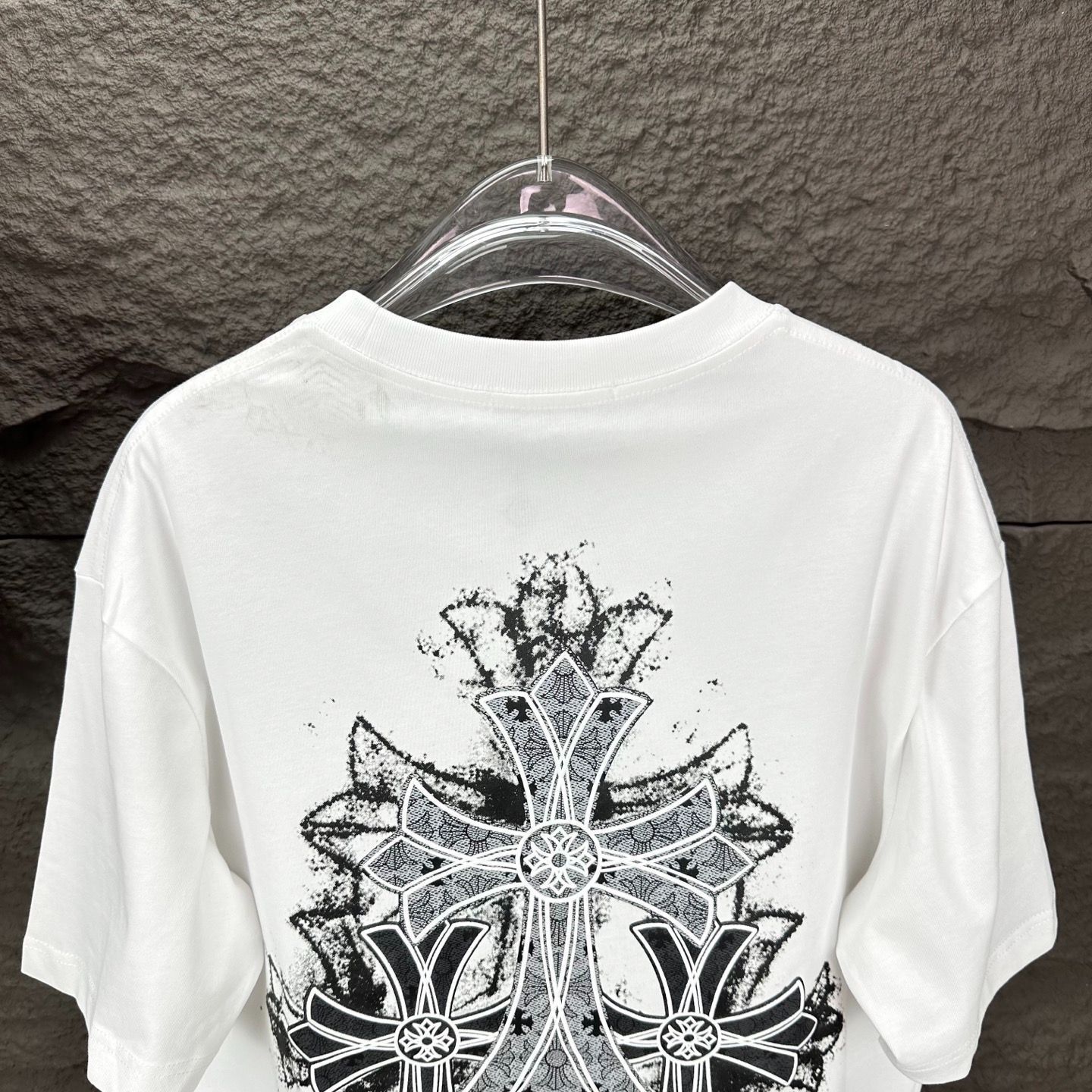【今日特価】Chrome Hearts 十字架梵文 男女兼用 2025T シャツ