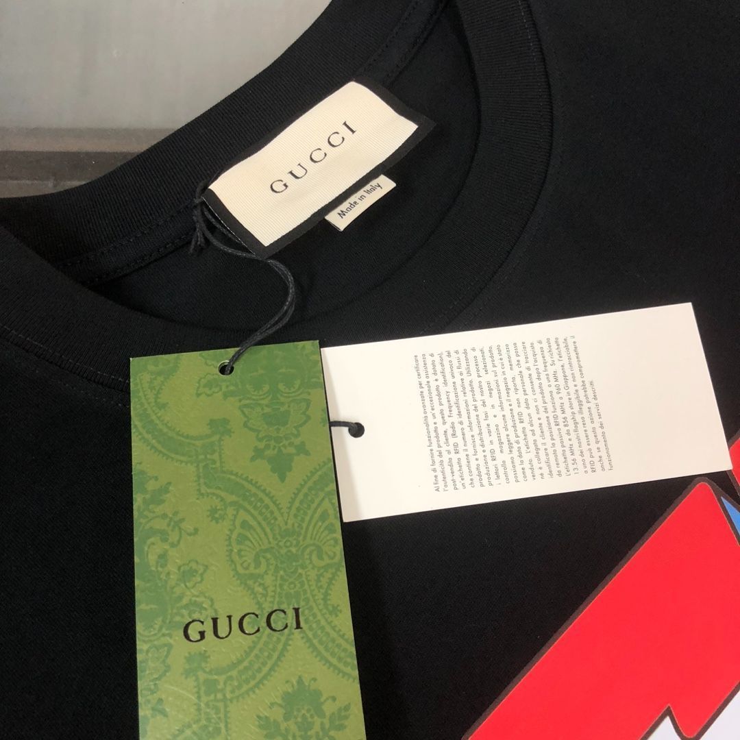 【本日限定特価】GUCCI クルーネックTシャツ - 高品質コットンで快適な着心地 [本日特価|新品未使用品]