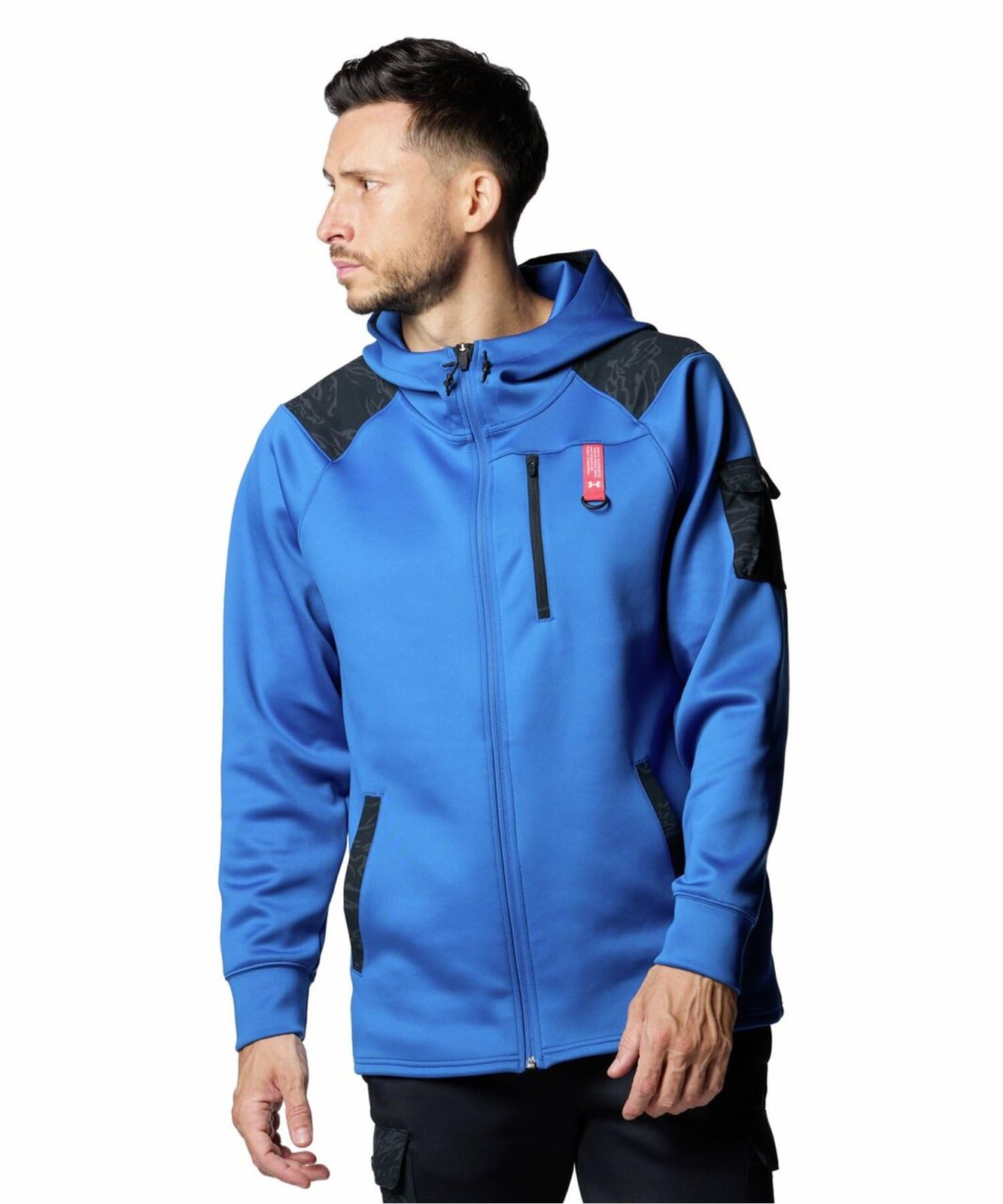 [アンダーアーマー] UA ARMOUR KNIT HYBRID FZ Tech Blue / / XL [テックブルー] [XL]