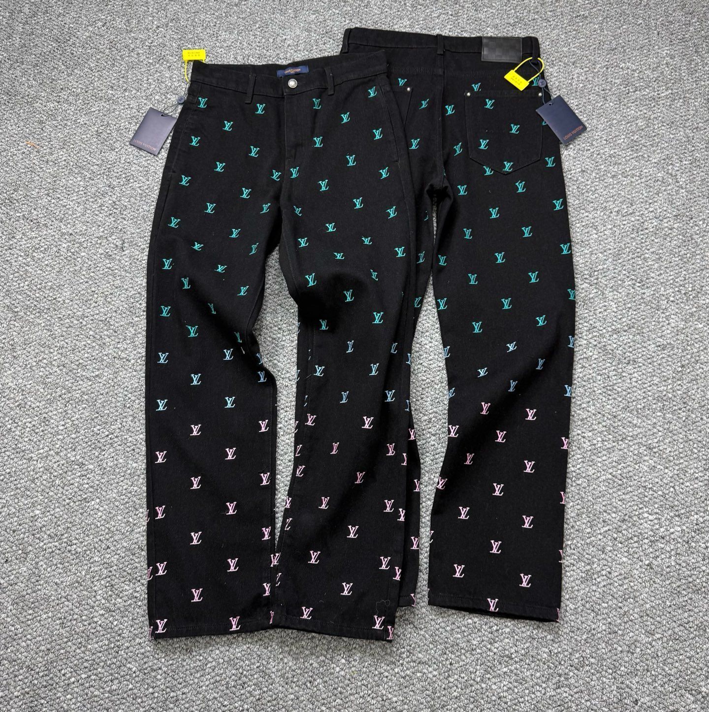 【今日特価】Louis Vuitton 25SS フェリックス コレクション LV ロゴ デニムセット