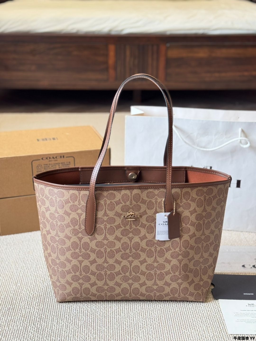 【今日特価】Coach City Tote コーチ シティ トートバッグ-WTO輸入1