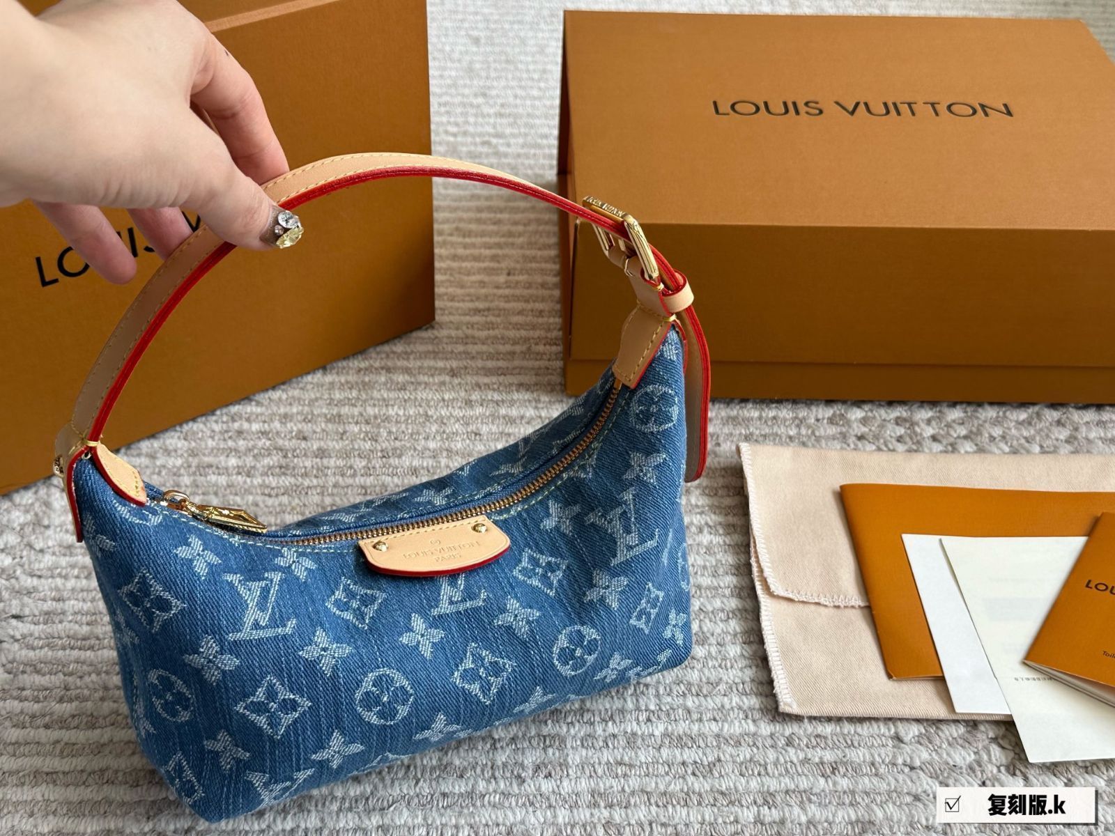 【今日特価】L Brand Denim Underarm Bag コーデュロイ アンダーアームバッグ-WTO輸入