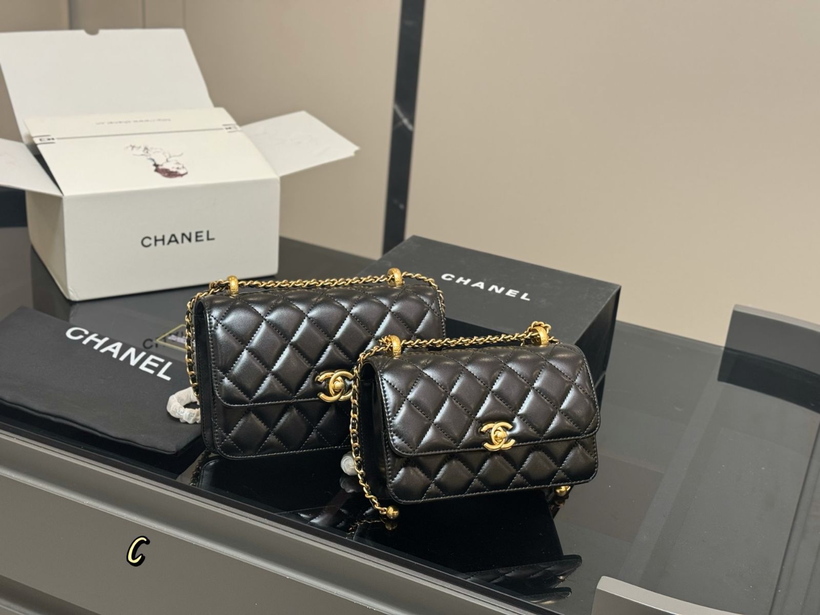 【今日特価】Chanel WOC Double Ball Bag シャネル WOC ダブルボールバッグ