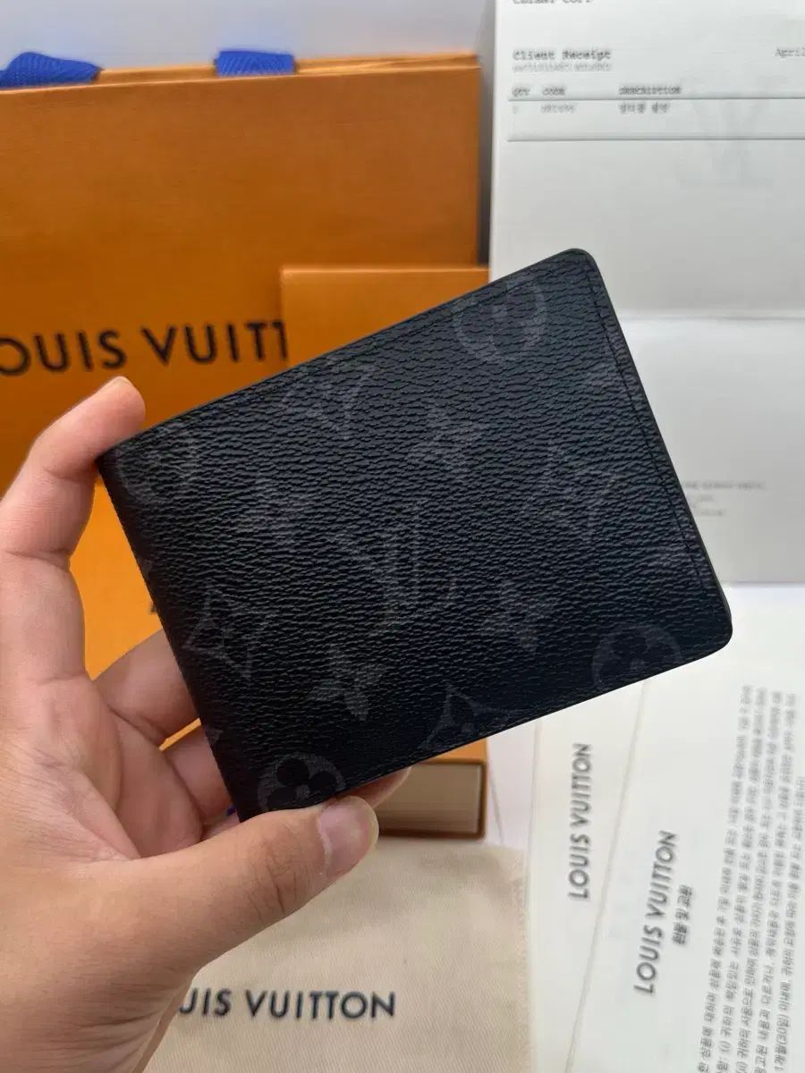 状態A+/フルセット ルイヴィトン エクリプス 二つ折り財布