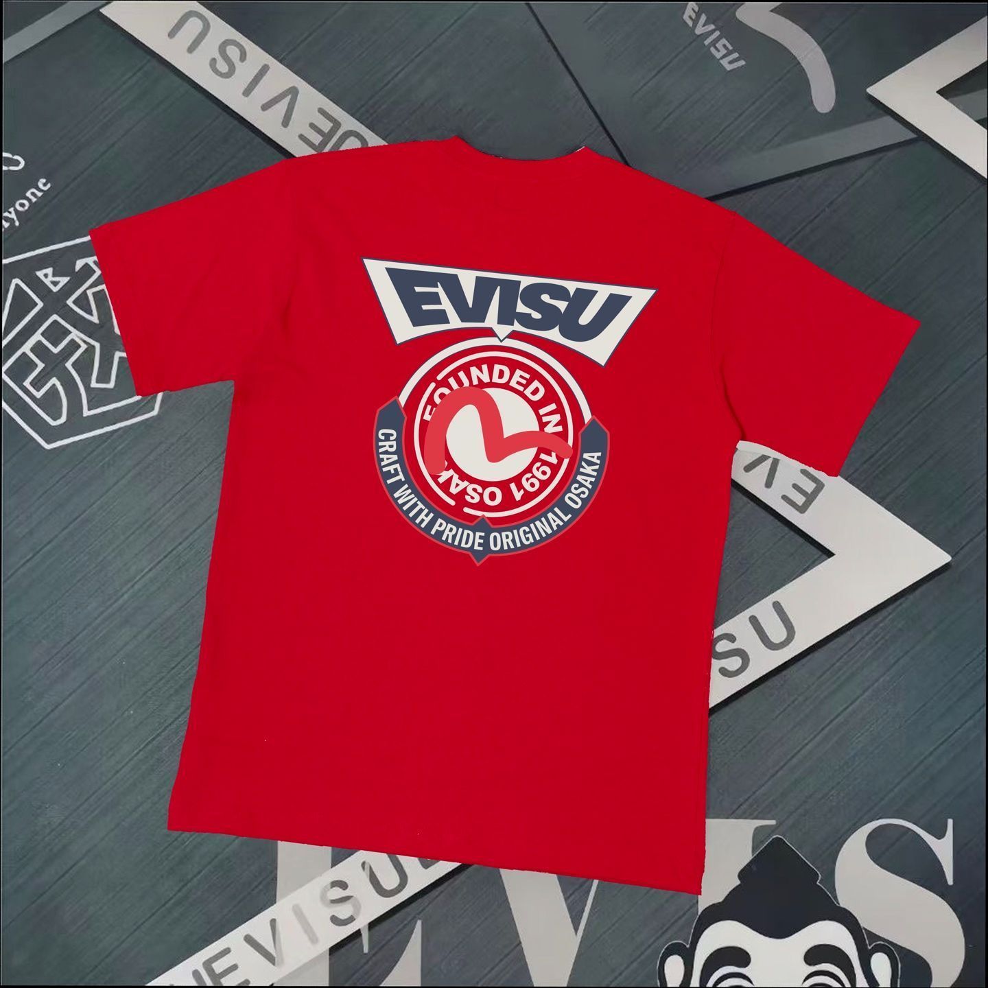 【今日特価】Evisu 2025 プリント T シャツ