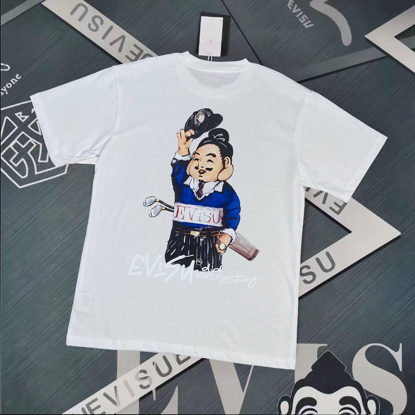 【今日特価】Evisu 2025 プリント T シャツ