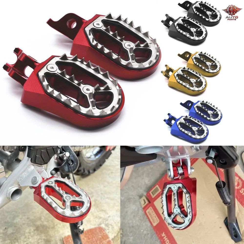 CRF250L/CRF300L オートバイ用シャークトゥースワイドフットレストフットペグステップ ホンダ CRF250L CRF300L 300L