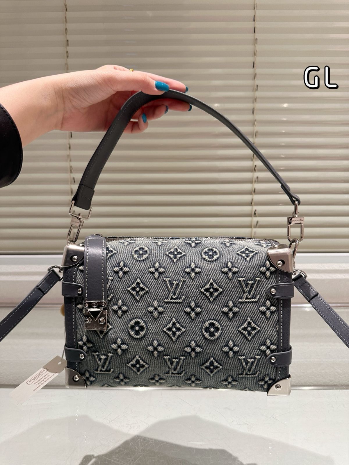 【今日特価】LV Side Trunk Denim Bag ルイ・ヴィトン サイドトランク デニム ボックスバッグ
