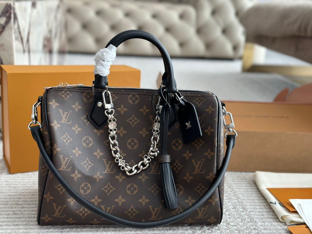 【今日特価】Louis Vuitton 2024 New Speedy30 Pillow Bag・ルイ・ヴィトン 2024 年新作 スピーディ 30 ピローバッグ-WTO輸入2